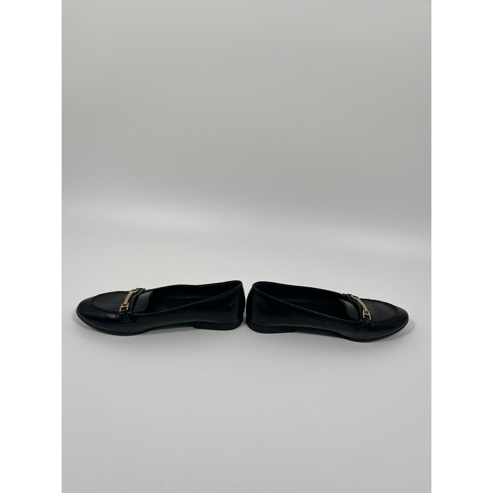 Primark Minimalist Capsule Womens Flats 8 Black Chic Office Euro Summer - Picture 5 of 7